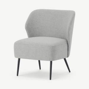 Topeka Accent Armchair, Apollo Grey Weave