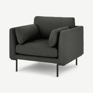 Harlow Armchair, Hudson Grey Fabric