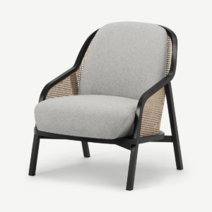 Anakie Accent Armchair, Mountain Grey Recycled Fabric