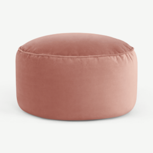 Lux Velvet floor cushion, Blush Pink Velvet