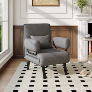 3-in-1, 5-in-1 Lounge and Sofa Bed with Pillow