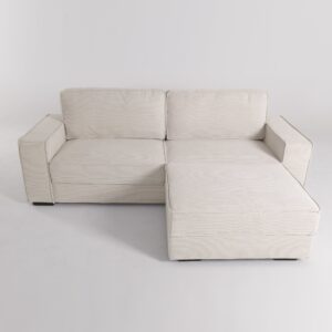 Comfort Sofa and Ottoman Set with Footstool Plastic Legs