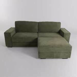 Comfort Sofa and Ottoman Set with Footstool Plastic Legs