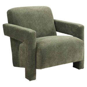 Alpine Velvet Armchair - Olive